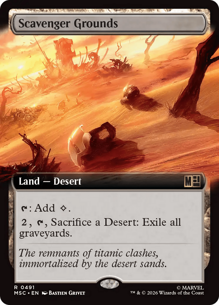 Scavenger Grounds (Extended Art) [Marvel Super Heroes Commander] | Multizone: Comics And Games