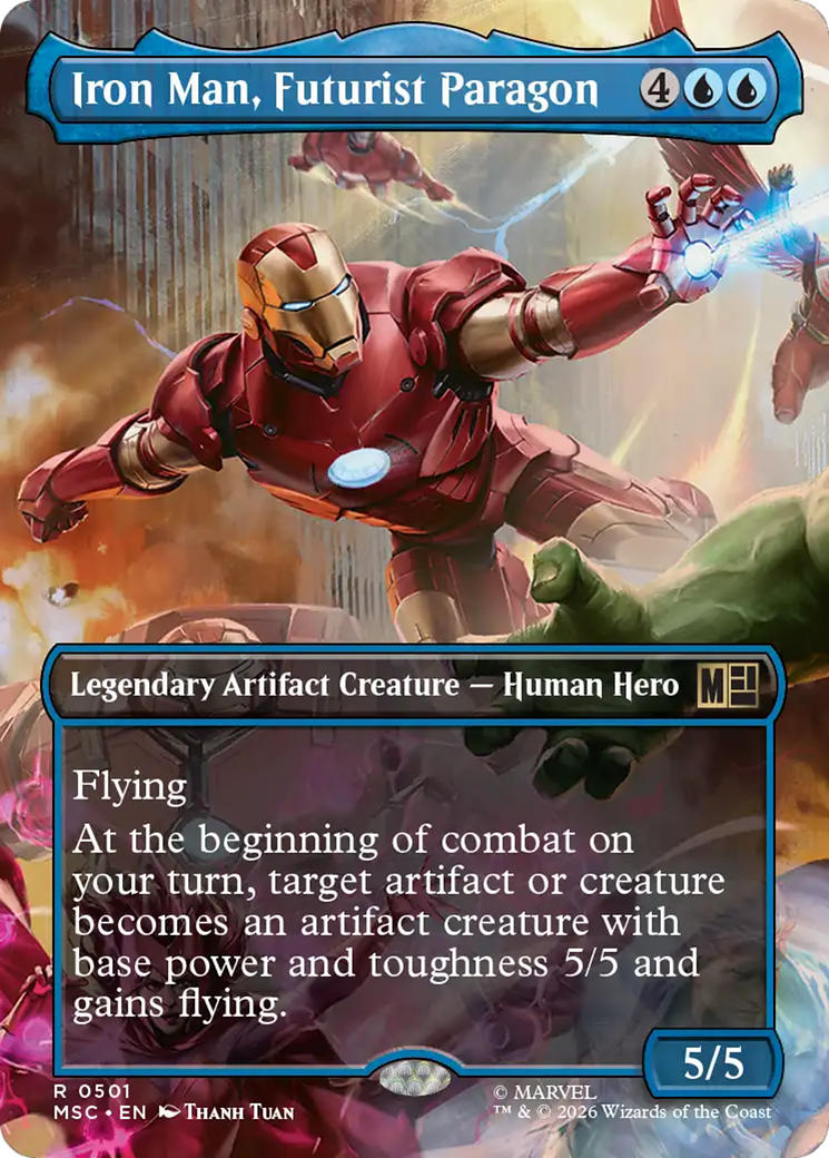 Iron Man, Futurist Paragon (Borderless) [Marvel Super Heroes Commander] | Multizone: Comics And Games