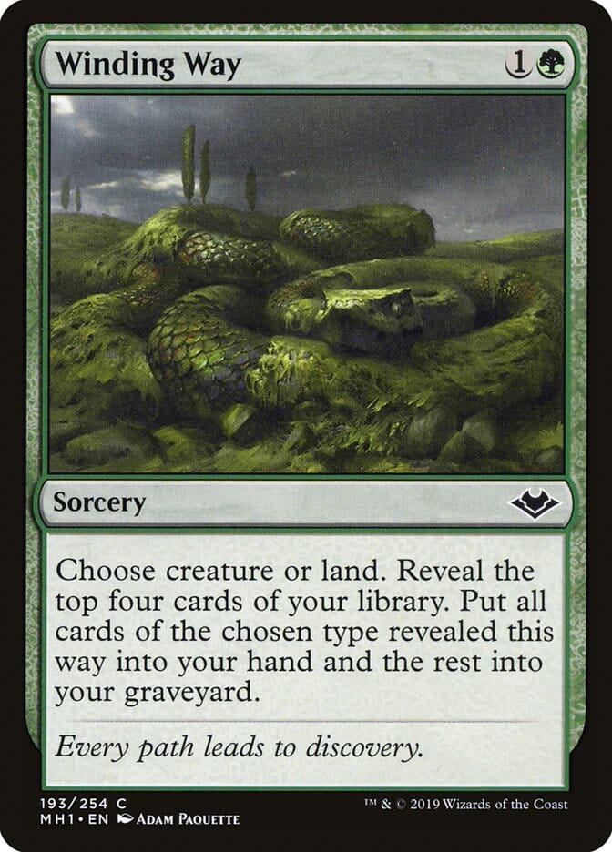 Winding Way [Modern Horizons] MTG Single Magic: The Gathering  | Multizone: Comics And Games