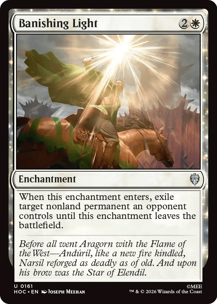 Banishing Light [The Hobbit: Eternal-Legal] MTG Single Magic: The Gathering  | Multizone: Comics And Games