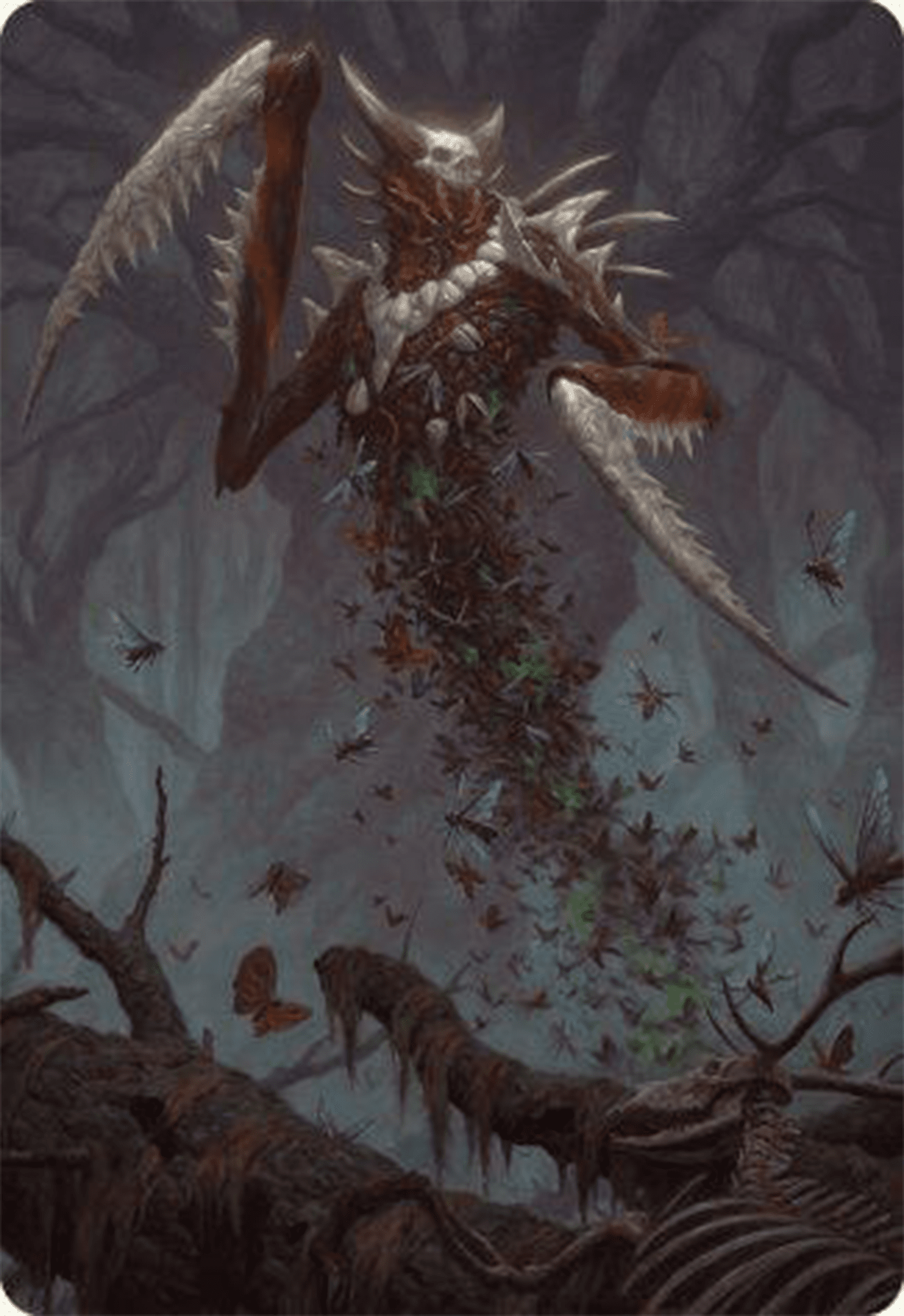 Grist, the Plague Swarm Art Card [Modern Horizons 3 Art Series] MTG Single Magic: The Gathering  | Multizone: Comics And Games