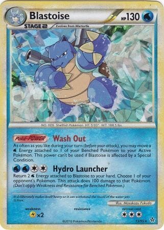 Blastoise (13/95) (Cracked Ice Holo) [HeartGold & SoulSilver: Unleashed] Pokemon Single Pokémon  | Multizone: Comics And Games