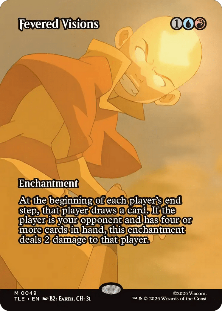 Fevered Visions (Borderless) [Avatar: The Last Airbender: Eternal-Legal] MTG Single Magic: The Gathering  | Multizone: Comics And Games