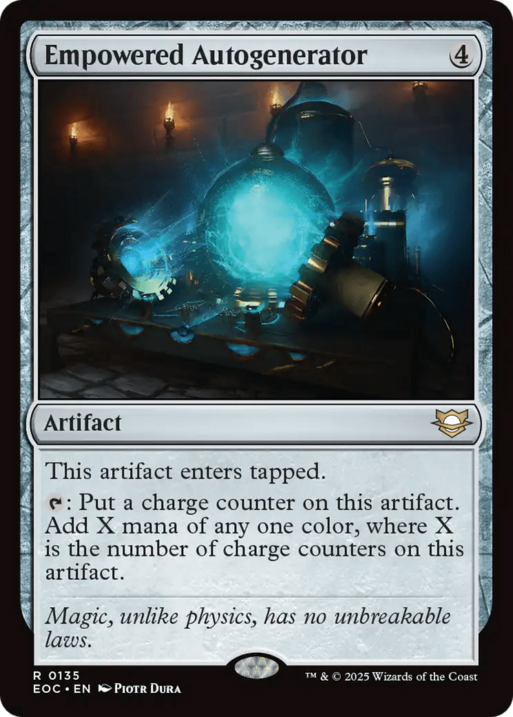 Empowered Autogenerator [Edge of Eternities Commander] MTG Single Magic: The Gathering  | Multizone: Comics And Games