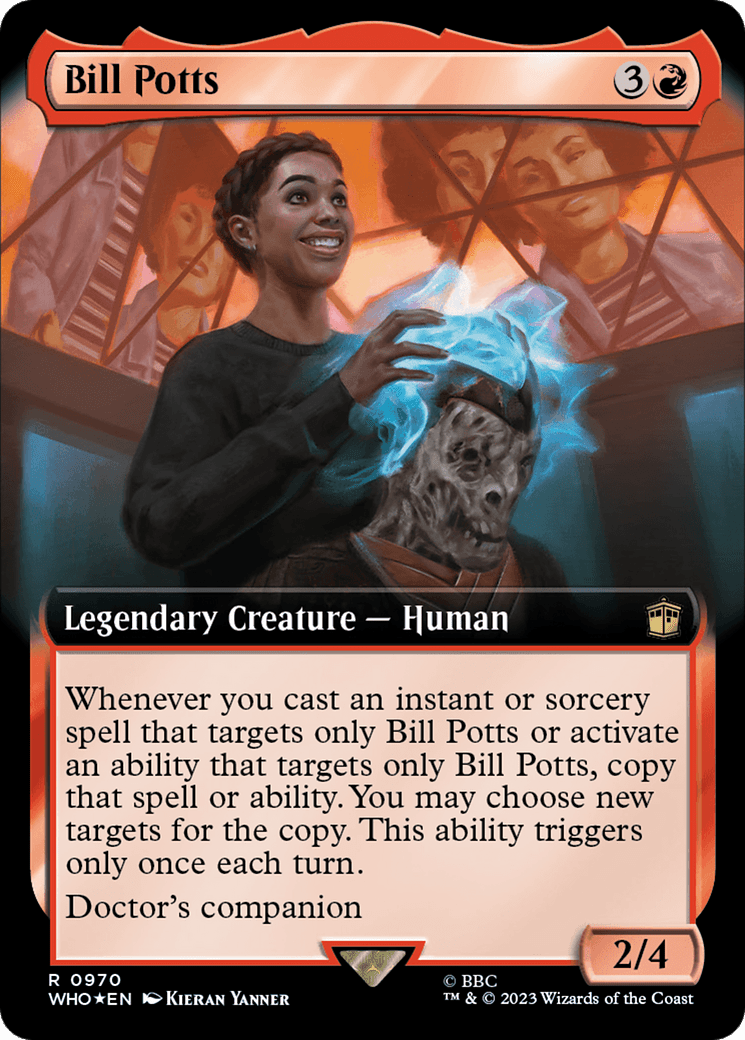 Bill Potts (Extended Art) (Surge Foil) [Doctor Who] MTG Single Magic: The Gathering  | Multizone: Comics And Games