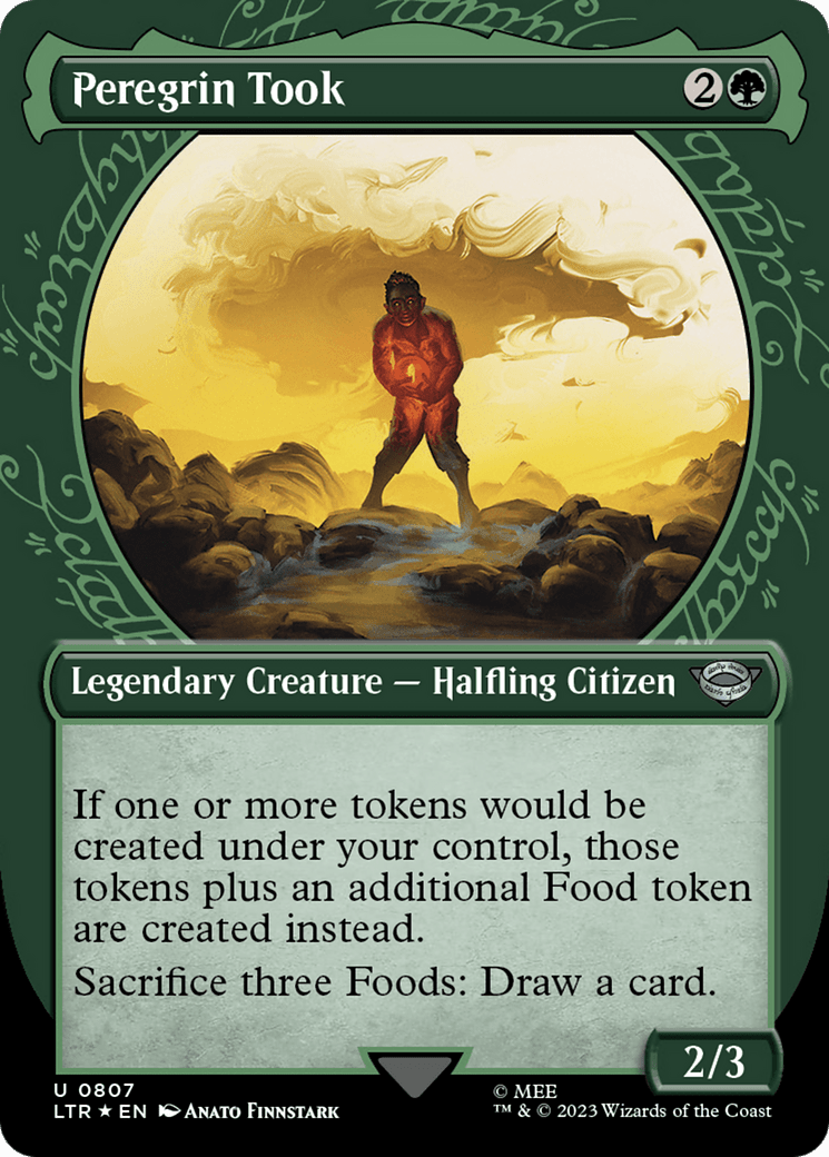 Peregrin Took (Showcase) (Surge Foil) [The Lord of the Rings: Tales of Middle-Earth] MTG Single Magic: The Gathering  | Multizone: Comics And Games