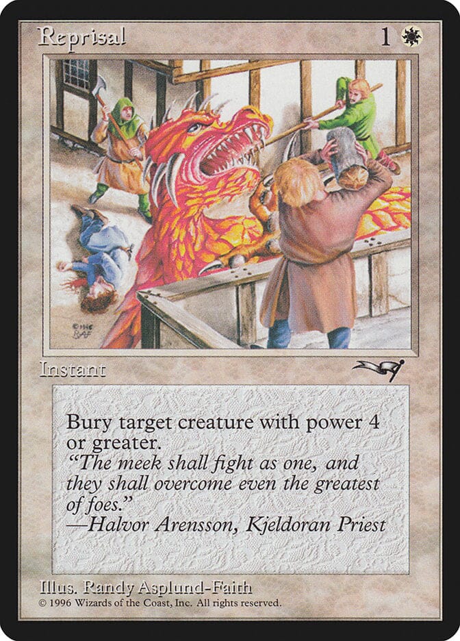 Reprisal (Red Monster) [Alliances] MTG Single Magic: The Gathering  | Multizone: Comics And Games