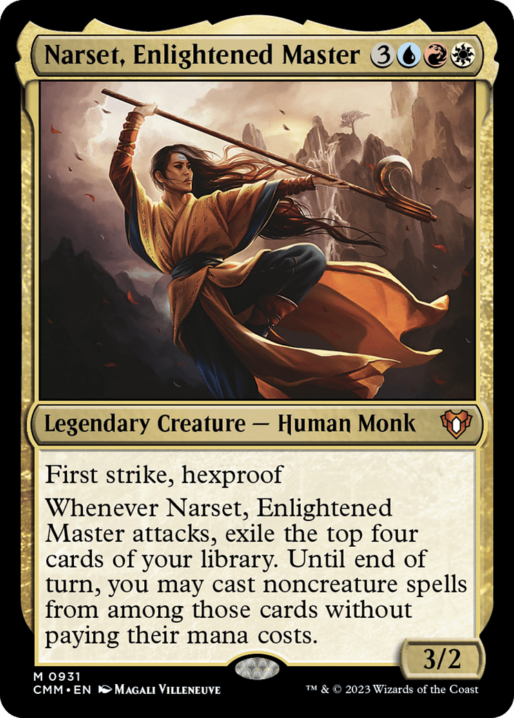 Narset, Enlightened Master [Commander Masters] MTG Single Magic: The Gathering  | Multizone: Comics And Games