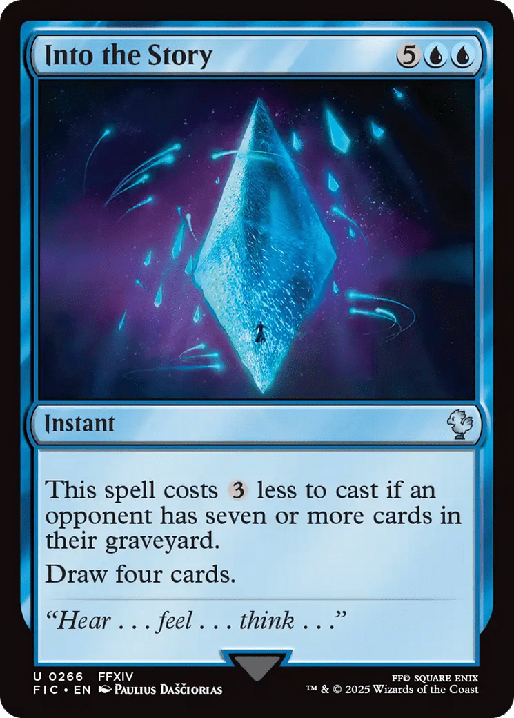 Into the Story [FINAL FANTASY Commander] MTG Single Magic: The Gathering  | Multizone: Comics And Games