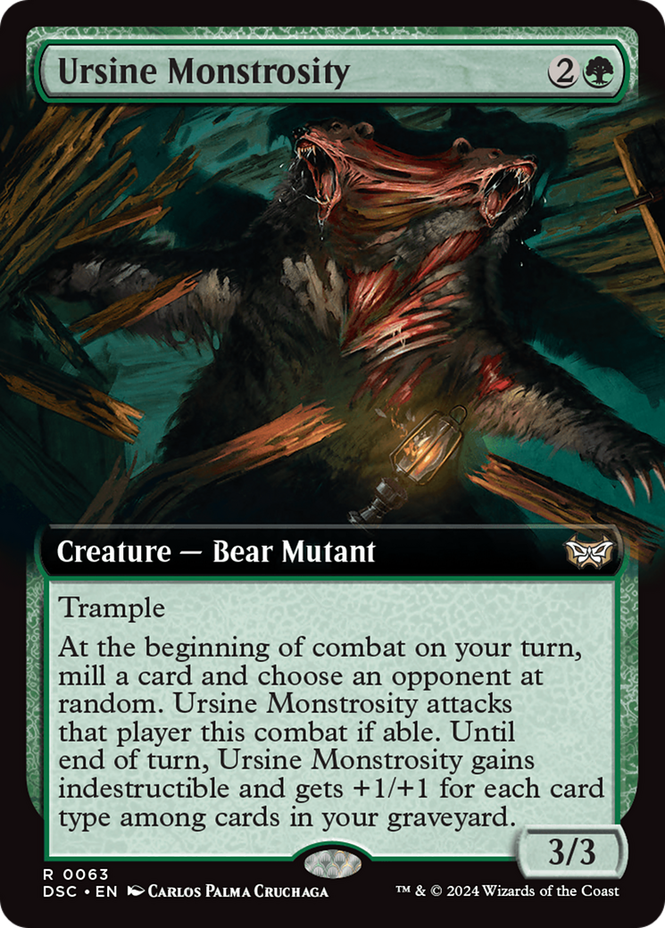 Ursine Monstrosity (Extended Art) [Duskmourn: House of Horror Commander] | Multizone: Comics And Games