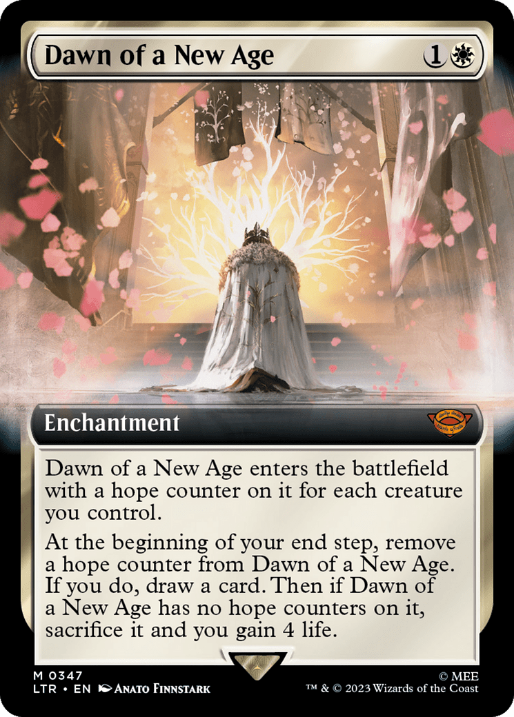 Dawn of a New Age (Extended Art) [The Lord of the Rings: Tales of Middle-Earth] MTG Single Magic: The Gathering  | Multizone: Comics And Games