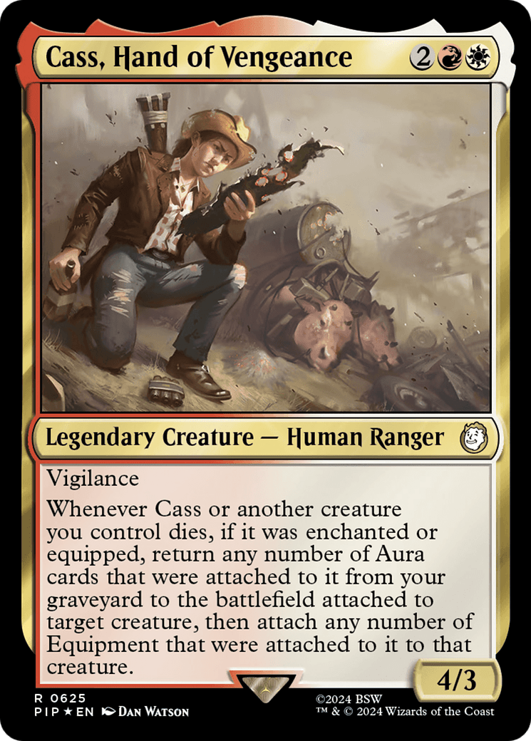 Cass, Hand of Vengeance (Surge Foil) [Fallout] MTG Single Magic: The Gathering  | Multizone: Comics And Games