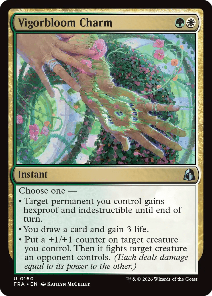 Vigorbloom Charm [Reality Fracture] MTG Single Magic: The Gathering  | Multizone: Comics And Games