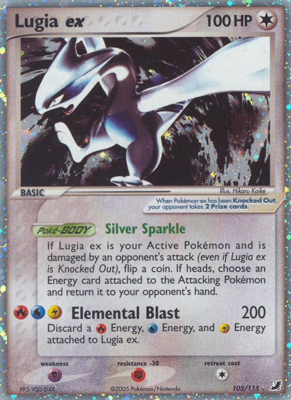 Lugia ex (105/115) [EX: Unseen Forces] Pokemon Single Pokémon  | Multizone: Comics And Games
