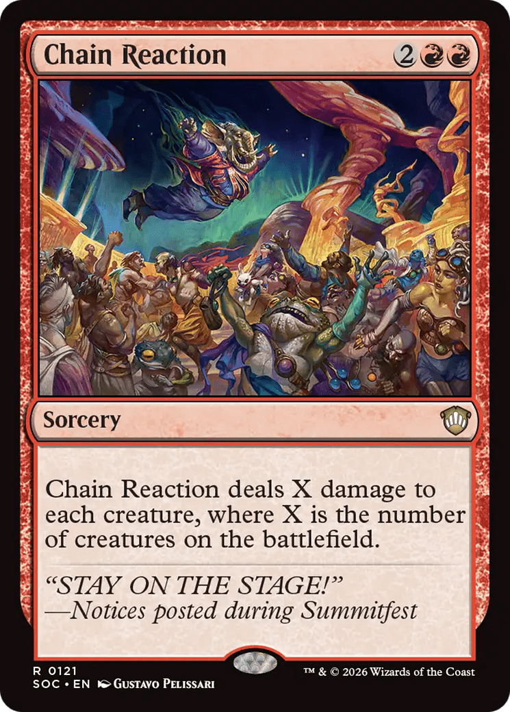 Chain Reaction [Secrets of Strixhaven Commander] MTG Single Magic: The Gathering  | Multizone: Comics And Games