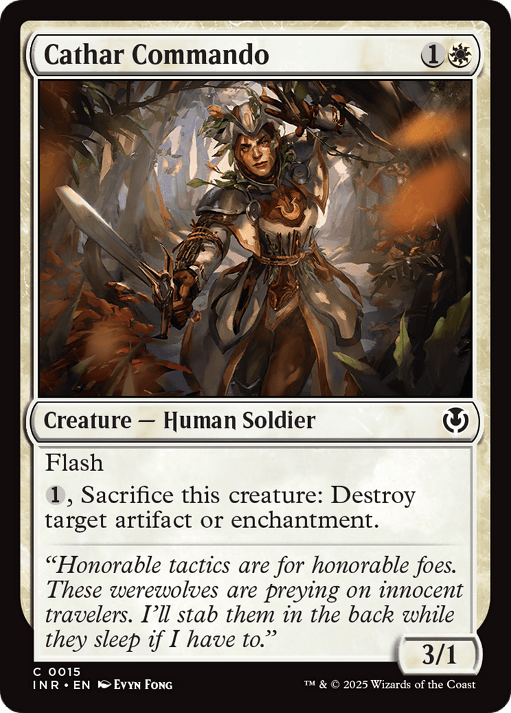 Cathar Commando [Innistrad Remastered] MTG Single Magic: The Gathering  | Multizone: Comics And Games