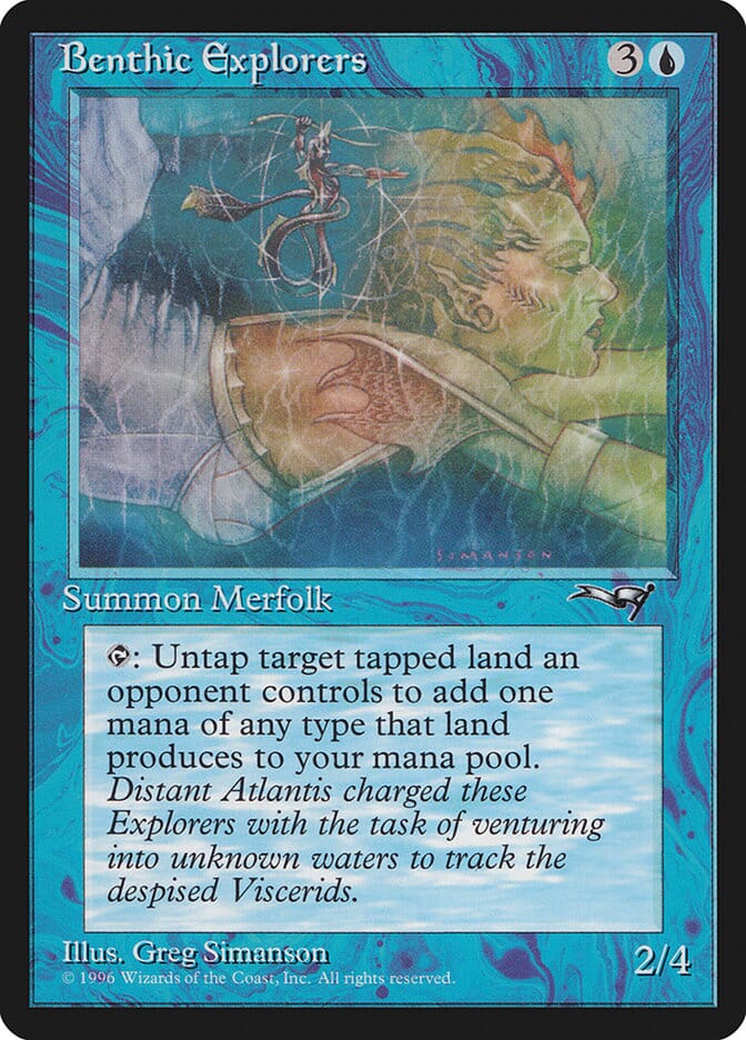 Benthic Explorers (Looking to the Side) [Alliances] MTG Single Magic: The Gathering  | Multizone: Comics And Games