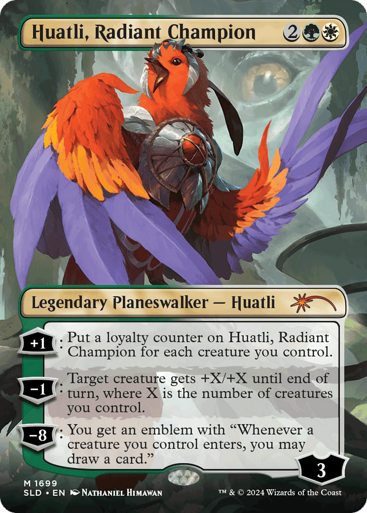 Huatli, Radiant Champion (Rainbow Foil) [Secret Lair Drop Series] MTG Single Magic: The Gathering  | Multizone: Comics And Games