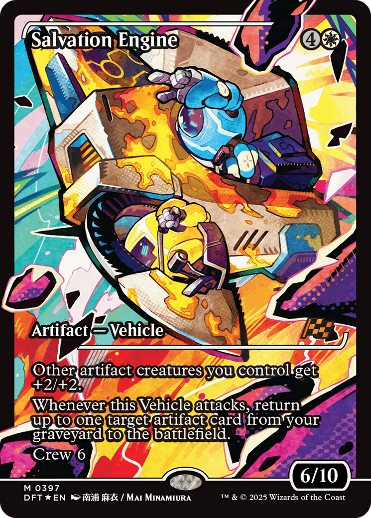 Salvation Engine (Showcase) [Aetherdrift] MTG Single Magic: The Gathering  | Multizone: Comics And Games