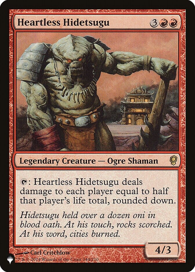 Heartless Hidetsugu [The List] MTG Single Magic: The Gathering  | Multizone: Comics And Games
