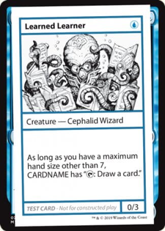 Learned Learner (2021 Edition) [Mystery Booster Playtest Cards] MTG Single Magic: The Gathering  | Multizone: Comics And Games