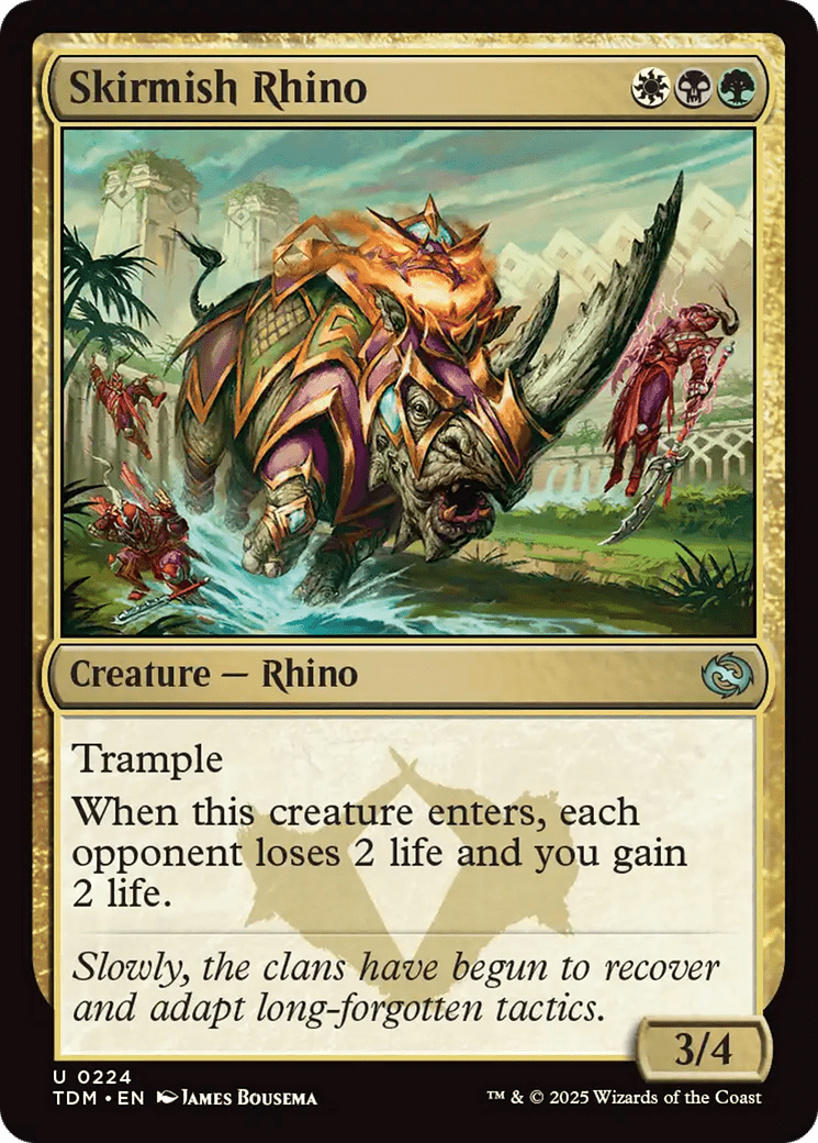 Skirmish Rhino (224) [Tarkir: Dragonstorm] MTG Single Magic: The Gathering  | Multizone: Comics And Games