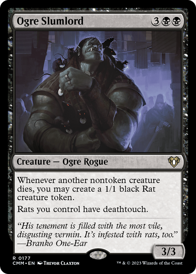 Ogre Slumlord [Commander Masters] MTG Single Magic: The Gathering  | Multizone: Comics And Games