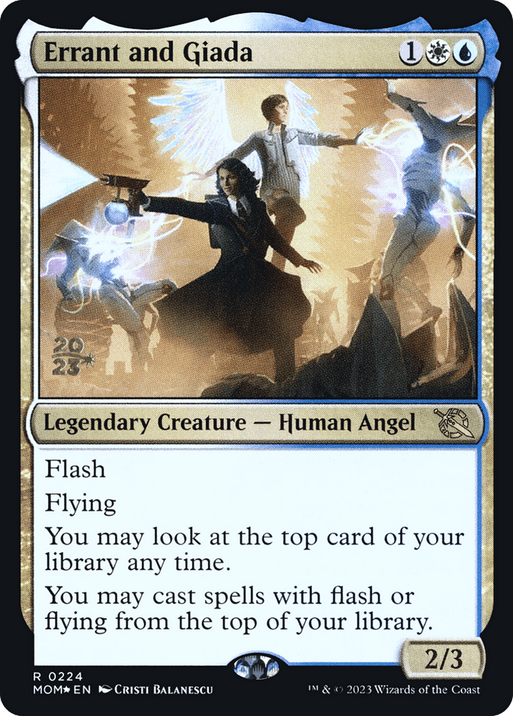 Errant and Giada [March of the Machine Prerelease Promos] MTG Single Magic: The Gathering  | Multizone: Comics And Games