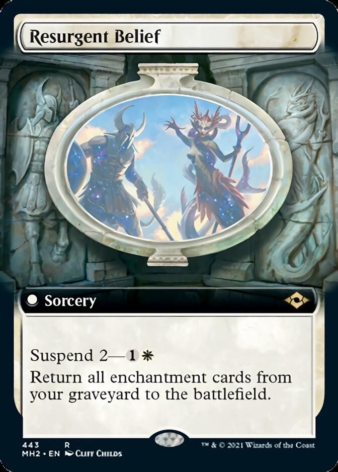 Resurgent Belief (Extended Art) [Modern Horizons 2] MTG Single Magic: The Gathering  | Multizone: Comics And Games