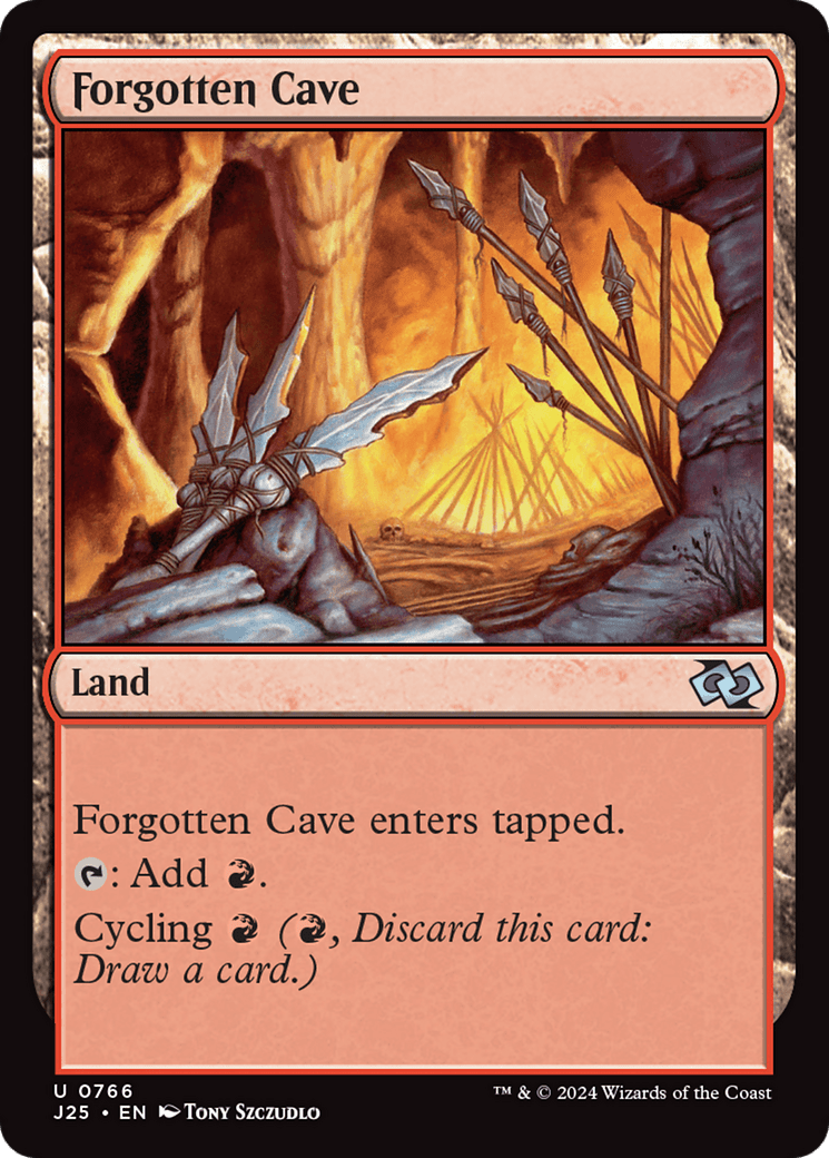 Forgotten Cave [Foundations Jumpstart] MTG Single Magic: The Gathering  | Multizone: Comics And Games