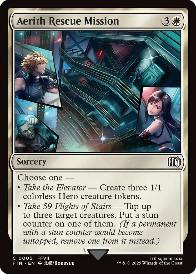 Aerith Rescue Mission [FINAL FANTASY] MTG Single Magic: The Gathering  | Multizone: Comics And Games