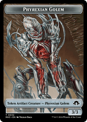 Servo // Phyrexian Golem Double-Sided Token [Modern Horizons 3 Tokens] MTG Single Magic: The Gathering  | Multizone: Comics And Games
