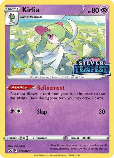 Kirlia (SWSH271) (Prerelease) (Staff) [Sword & Shield: Black Star Promos] Pokemon Single Pokémon  | Multizone: Comics And Games