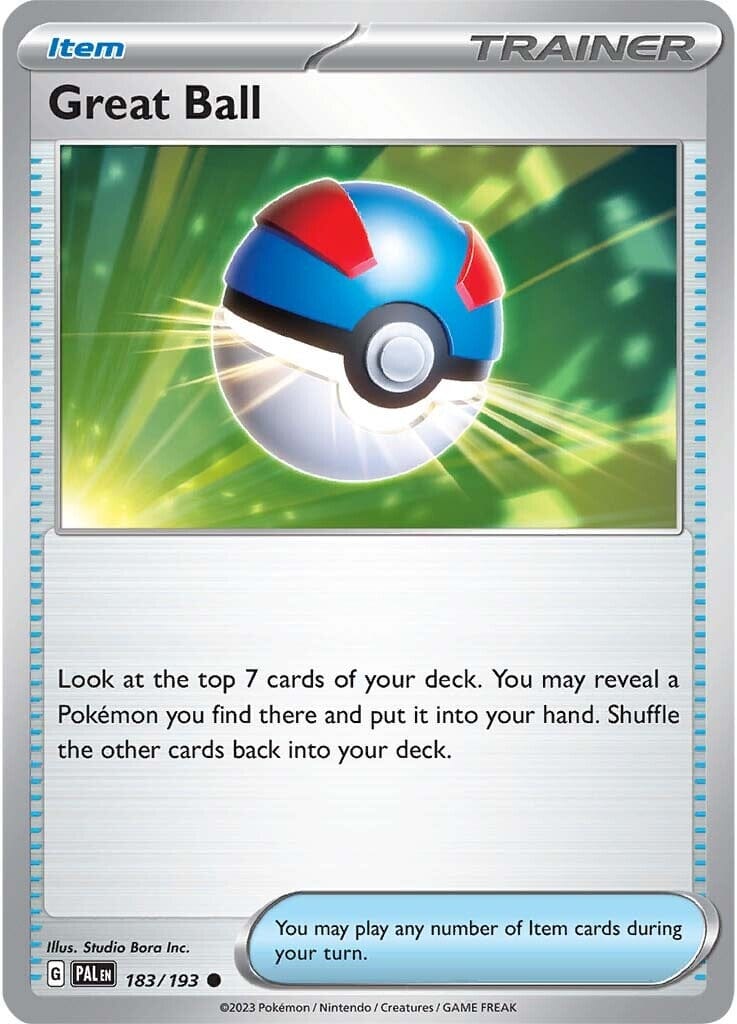 Great Ball (183/193) [Scarlet & Violet: Paldea Evolved] Pokemon Single Pokémon  | Multizone: Comics And Games