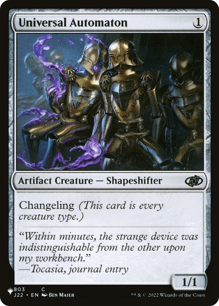 Universal Automaton (J22) [The List] MTG Single Magic: The Gathering  | Multizone: Comics And Games
