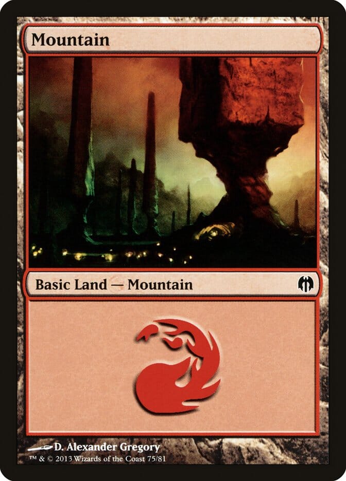 Mountain (75) [Duel Decks: Heroes vs. Monsters] MTG Single Magic: The Gathering  | Multizone: Comics And Games