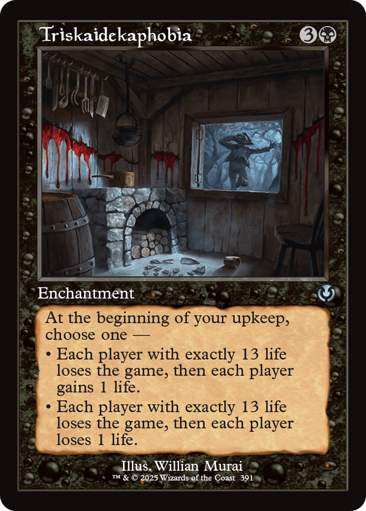 Triskaidekaphobia (Retro Frame) [Innistrad Remastered] MTG Single Magic: The Gathering  | Multizone: Comics And Games