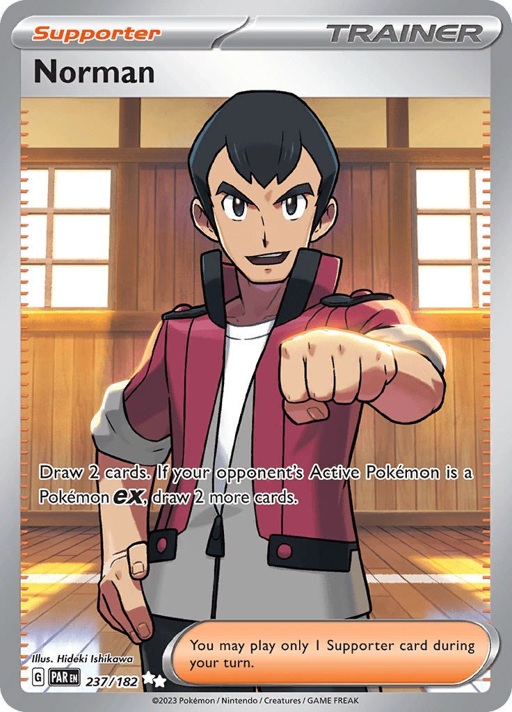 Norman (237/182) [Scarlet & Violet: Paradox Rift] Pokemon Single Pokémon  | Multizone: Comics And Games