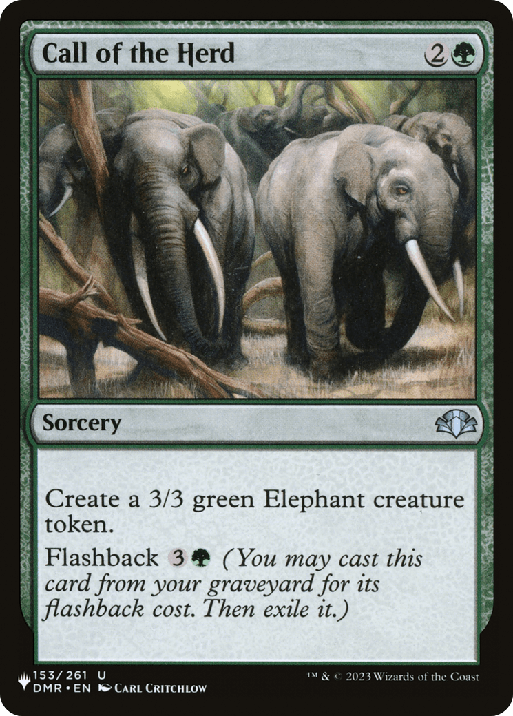 Call of the Herd [The List] MTG Single Magic: The Gathering  | Multizone: Comics And Games