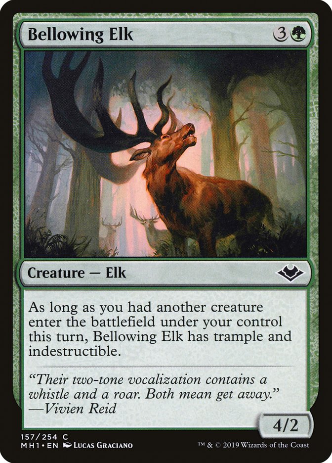 Bellowing Elk [Modern Horizons] | Multizone: Comics And Games