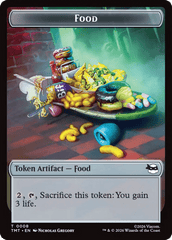 Ninja // Food Double-Sided Token [Teenage Mutant Ninja Turtles Tokens] MTG Single Magic: The Gathering  | Multizone: Comics And Games