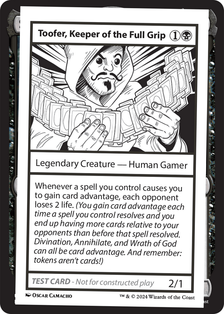 Toofer, Keeper of the Full Grip [Mystery Booster 2 Playtest Cards] MTG Single Magic: The Gathering  | Multizone: Comics And Games