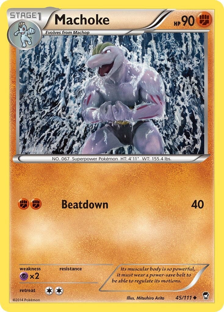 Machoke (45/111) [XY: Furious Fists] Pokemon Single Pokémon  | Multizone: Comics And Games