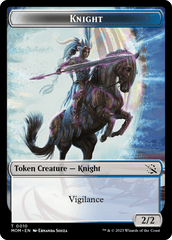 Elemental (9) // Knight Double-Sided Token [March of the Machine Tokens] MTG Single Magic: The Gathering  | Multizone: Comics And Games
