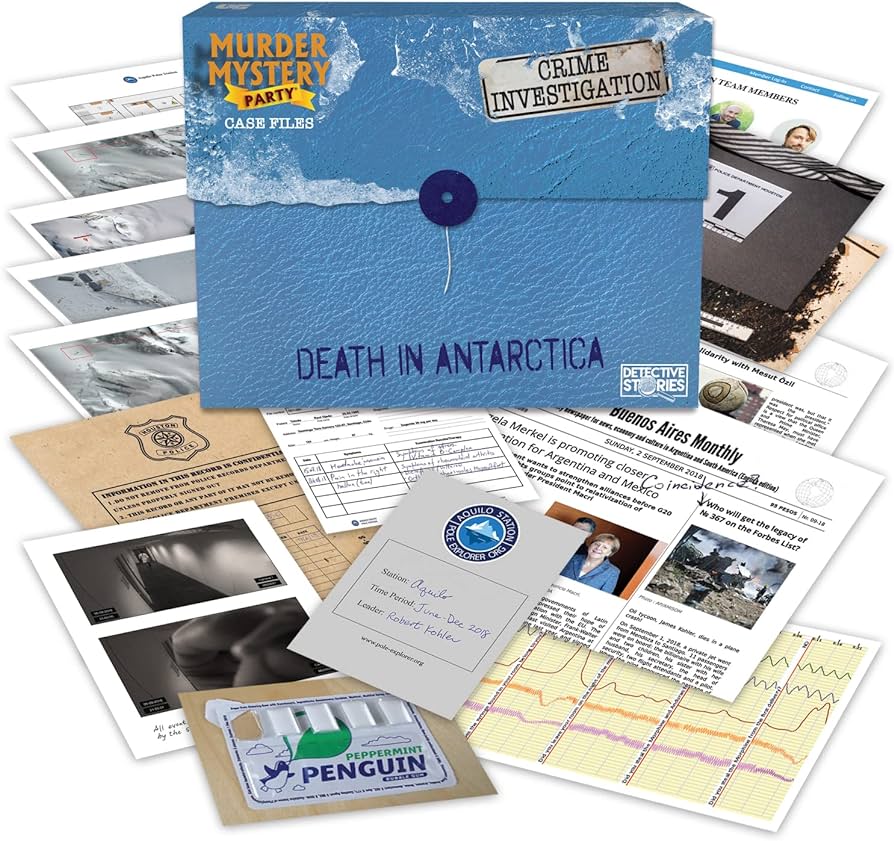 Murder Mystery Party: Case Files - Death in Antartica | Multizone: Comics And Games