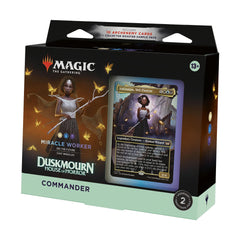 Duskmourn Commander Decks Magic The Gathering Wizards of the Coast Miracle Worker  | Multizone: Comics And Games