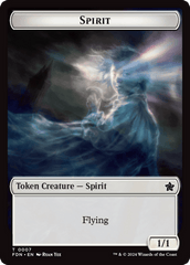 Spirit // Cat (0001) Doubled-Sided Token [Foundations Tokens] MTG Single Magic: The Gathering  | Multizone: Comics And Games