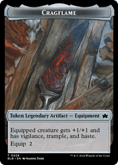 Cragflame // Starscape Cleric Double-Sided Token [Bloomburrow Tokens] MTG Single Magic: The Gathering  | Multizone: Comics And Games