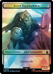 Fish // Alien Salamander Double-Sided Token (Surge Foil) [Doctor Who Tokens] MTG Single Magic: The Gathering  | Multizone: Comics And Games