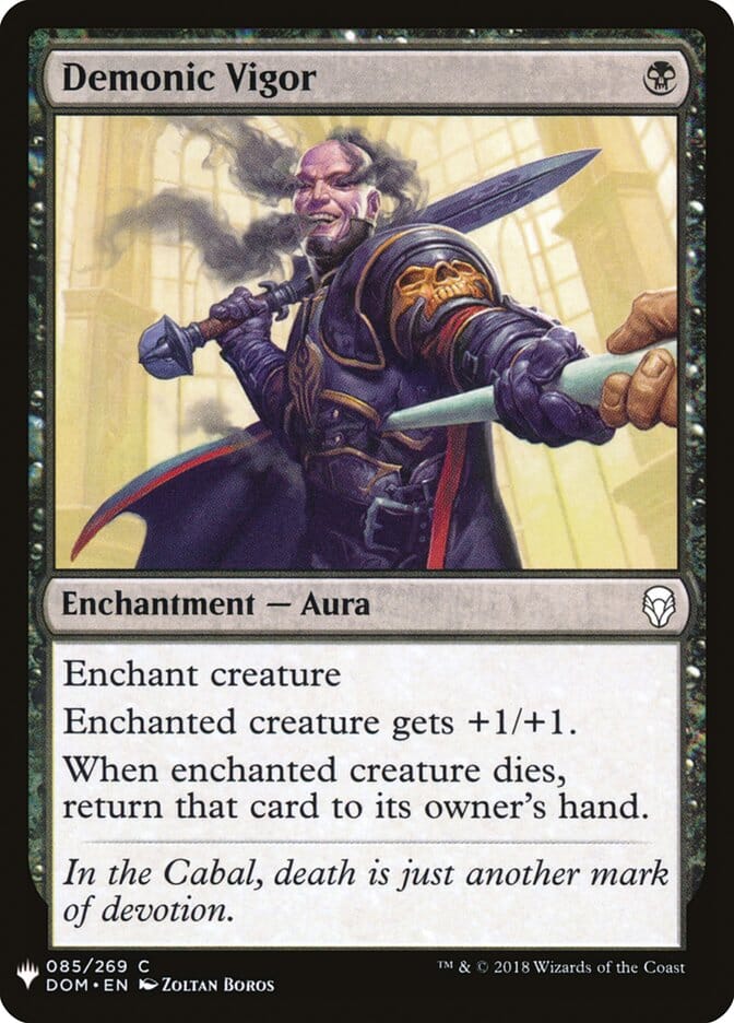 Demonic Vigor [Mystery Booster] MTG Single Magic: The Gathering  | Multizone: Comics And Games